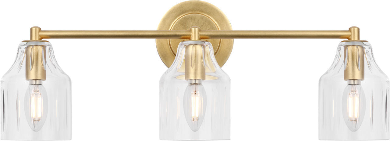 Augusta Three Light Bath in Gild | Gild