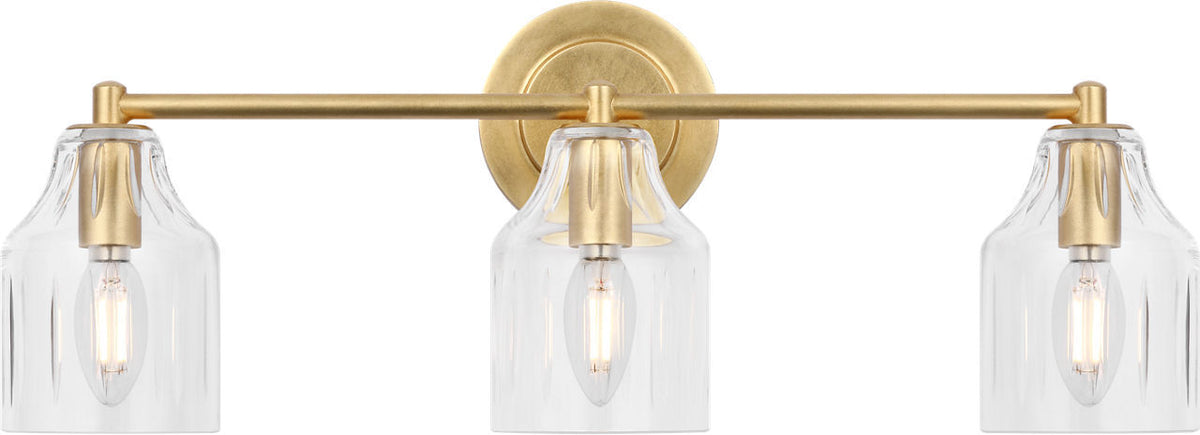 Augusta Three Light Bath in Gild | Gild