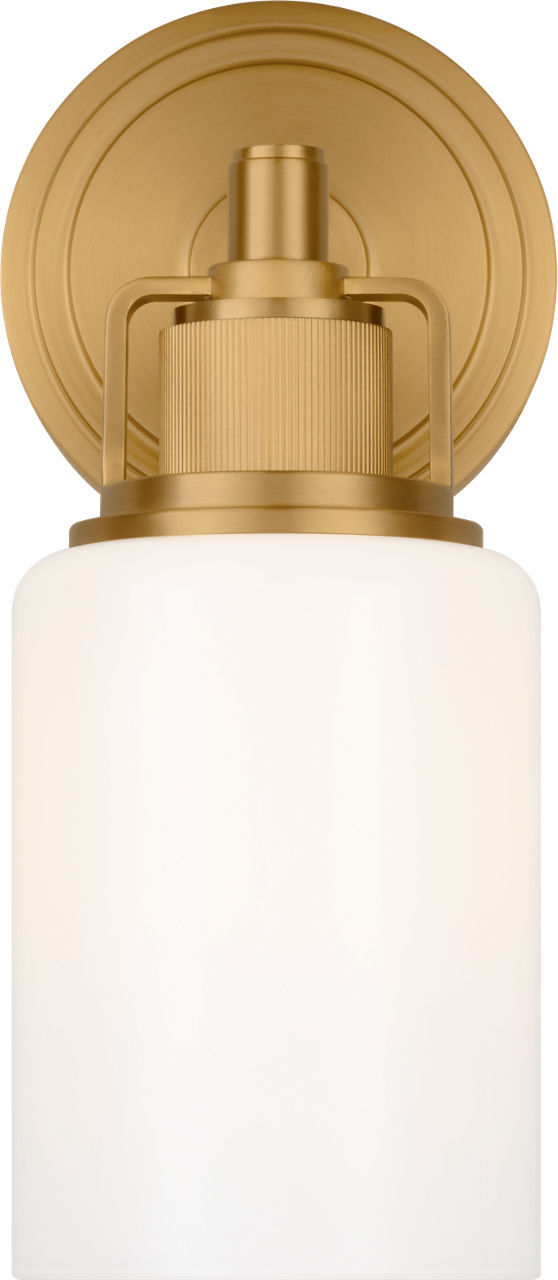 Ashford One Light Bath in Burnished Brass | Burnished Brass