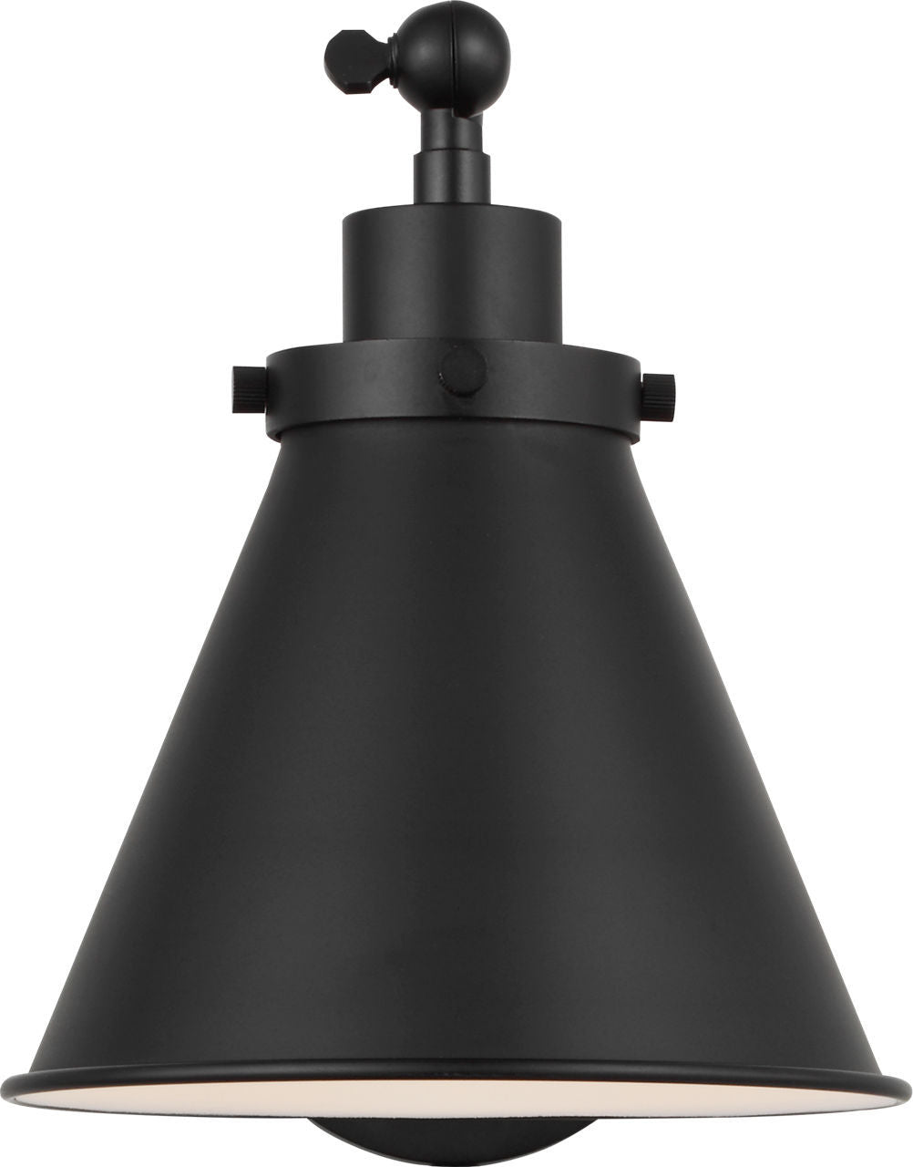 Wellfleet One Light Wall Sconce in Midnight Black | Midnight Black