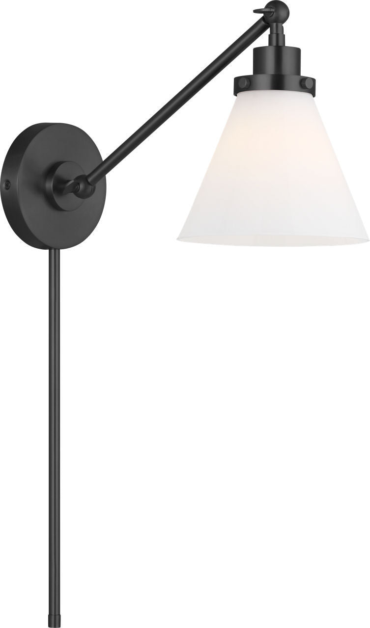Wellfleet One Light Wall Sconce in Midnight Black | Midnight Black