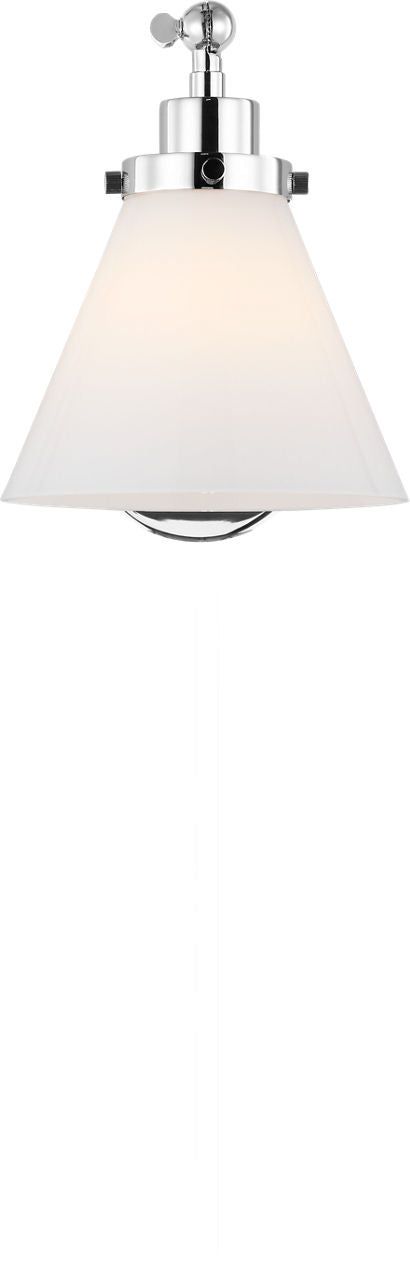 Wellfleet One Light Wall Sconce in Polished Nickel | Polished Nickel