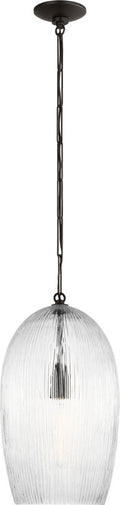 Serafina One Light Pendant in Aged Iron | Aged Iron