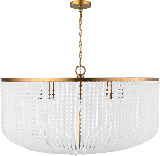 Bellecour Eight Light Chandelier in Vintage Gild | Vintage Gild