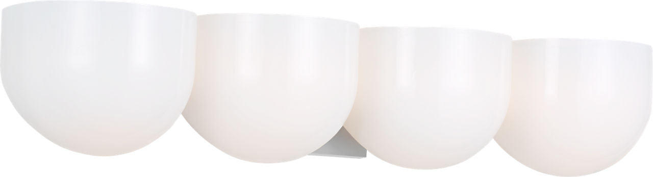 Cheverny Four Light Bath in Polished Nickel | Polished Nickel