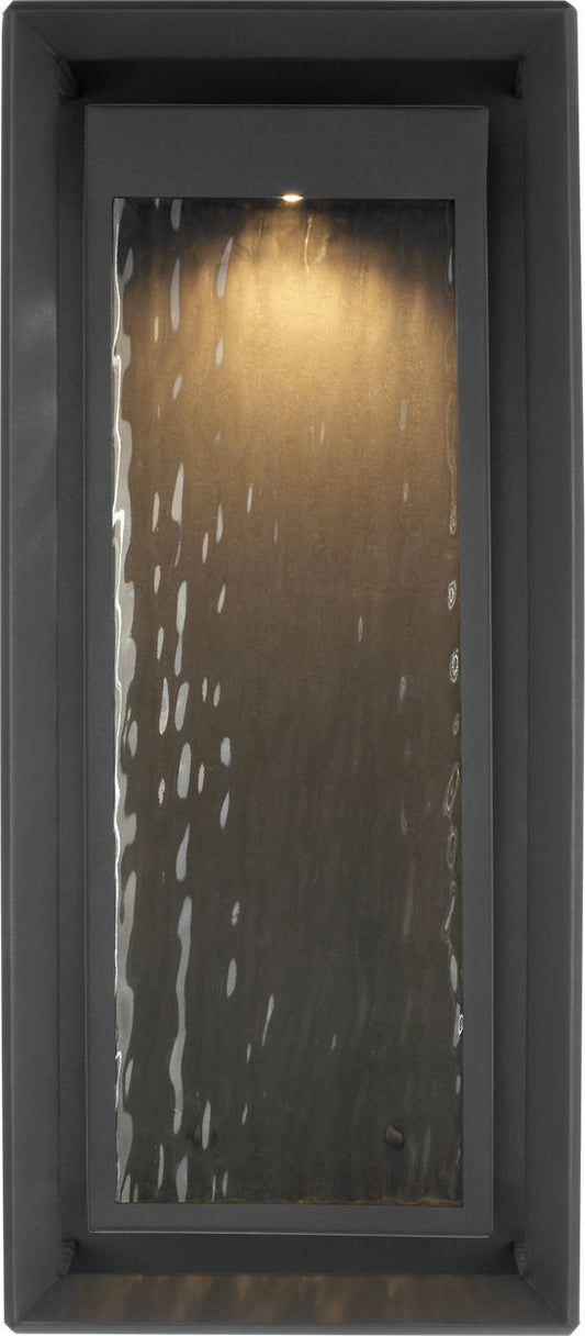 Urbandale LED Wall Lantern in Textured Black | Textured Black