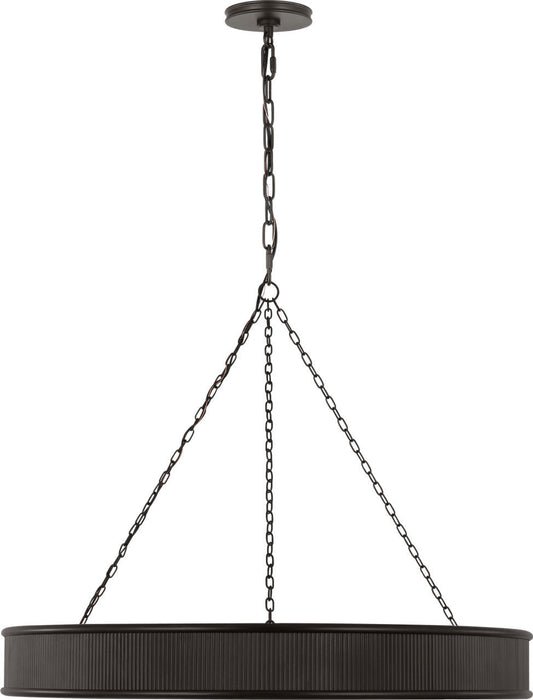 Ritz Ten Light Chandelier in Aged Iron | Aged Iron