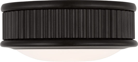 Ritz LED Flush Mount in Aged Iron | Aged Iron
