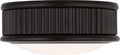 Ritz LED Flush Mount in Aged Iron | Aged Iron