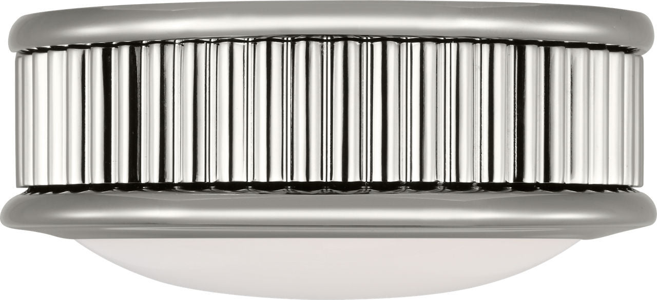 Ritz LED Flush Mount in Polished Nickel | Polished Nickel