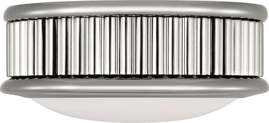 Ritz LED Flush Mount in Polished Nickel | Polished Nickel