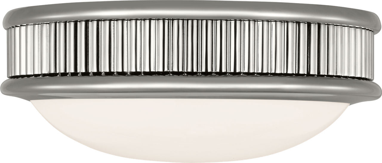 Ritz LED Flush Mount in Polished Nickel | Polished Nickel