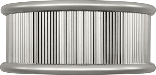 Ritz Three Light Flush Mount in Polished Nickel | Polished Nickel