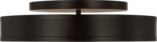 Dupont LED Semi Flush Mount in Aged Iron | Aged Iron