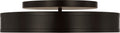 Dupont LED Semi Flush Mount in Aged Iron | Aged Iron