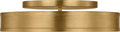 Dupont LED Semi Flush Mount in Gild | Gild