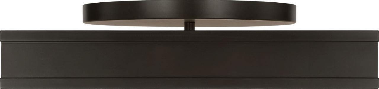 Dupont LED Semi Flush Mount in Aged Iron | Aged Iron
