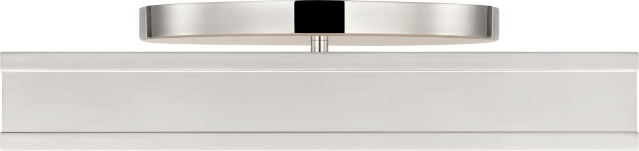 Dupont LED Semi Flush Mount in Polished Nickel | Polished Nickel