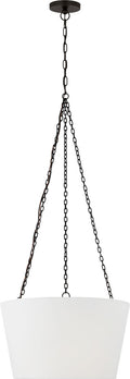 Herve Three Light Hanging Shade in Aged Iron | Aged Iron
