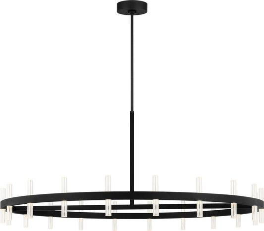 Silas LED Chandelier in Midnight Black | Midnight Black