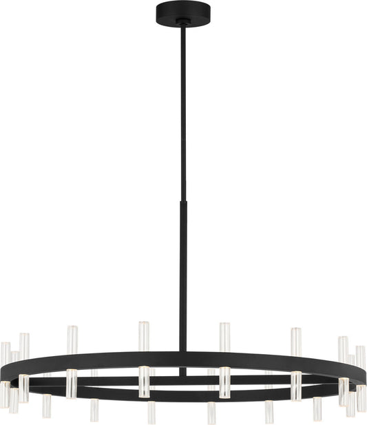 Silas LED Chandelier in Midnight Black | Midnight Black