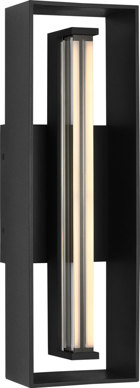 Abner LED Lantern in Textured Black | Textured Black