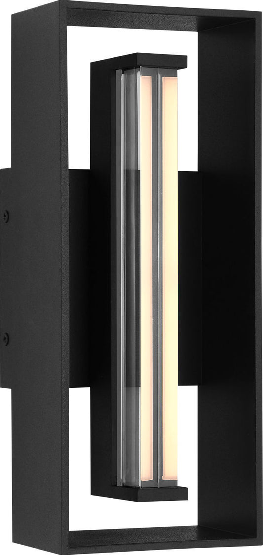 Abner LED Lantern in Textured Black | Textured Black