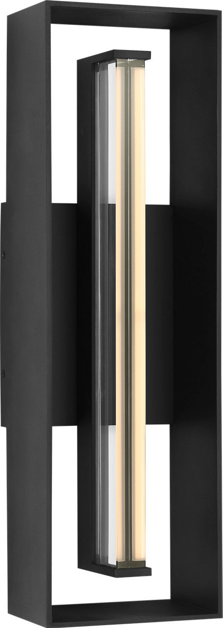 Abner LED Lantern in Textured Black | Textured Black