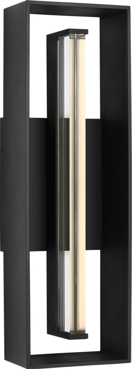 Abner LED Lantern in Textured Black | Textured Black