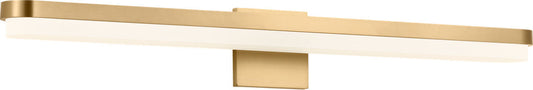Ismay LED Vanity in Burnished Brass | Burnished Brass