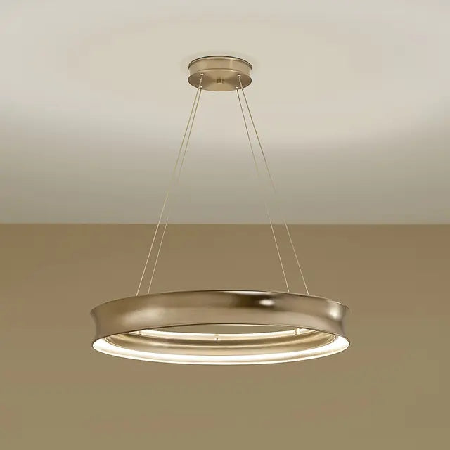 Larousse LED Chandelier in Champagne Bronze