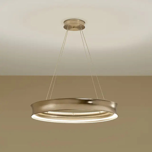 Larousse LED Chandelier in Champagne Bronze