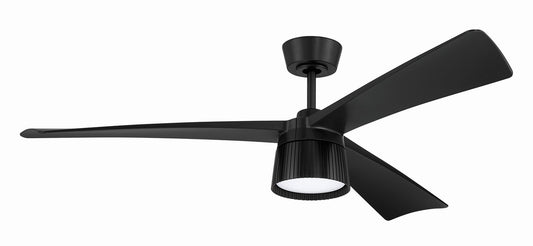 Canto 52" 3-Blade In/Outdoor Ceiling Fan 52" Ceiling Fan in Flat Black