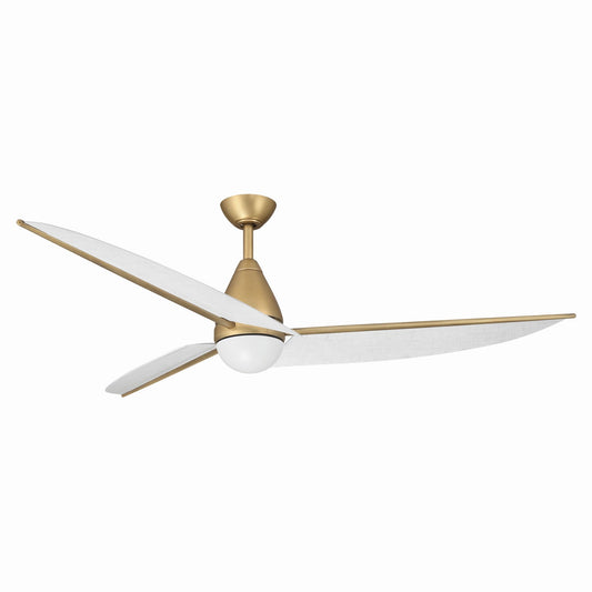 Lirden 65" Ceiling Fan in Heritage Brass