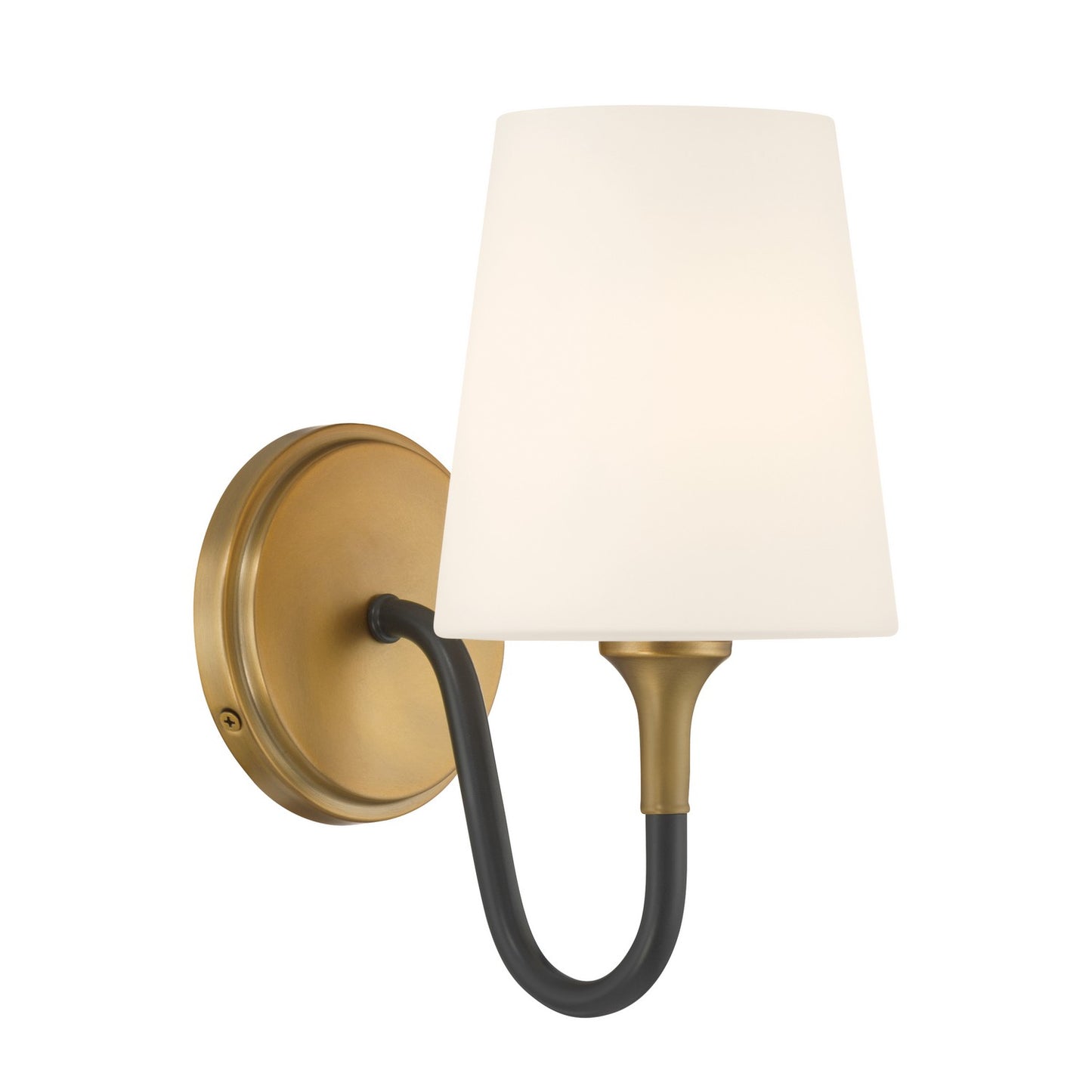 Brienne One Light Bath Sconce in Legacy Brass