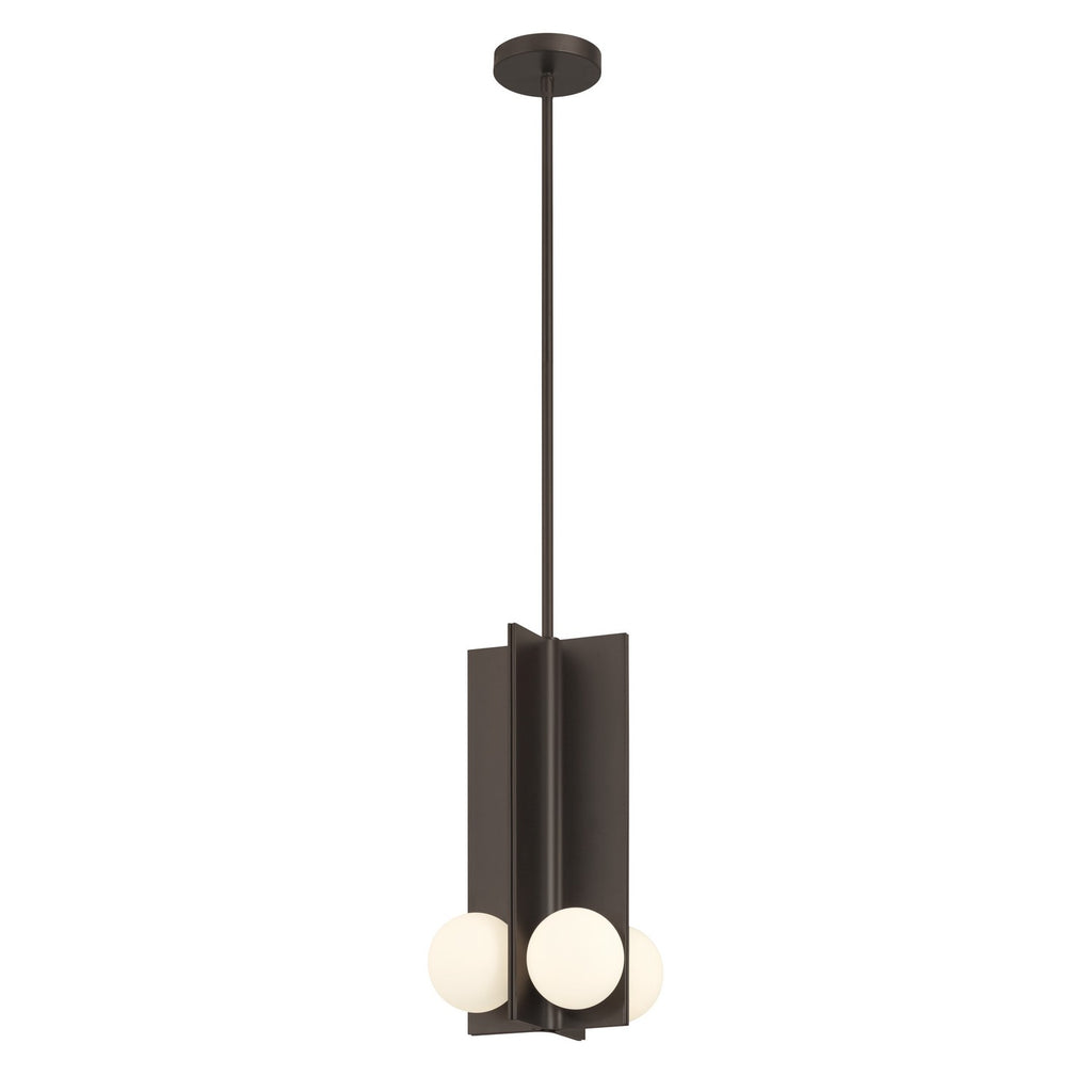 Vestra LED Pendant in Dark Bronze