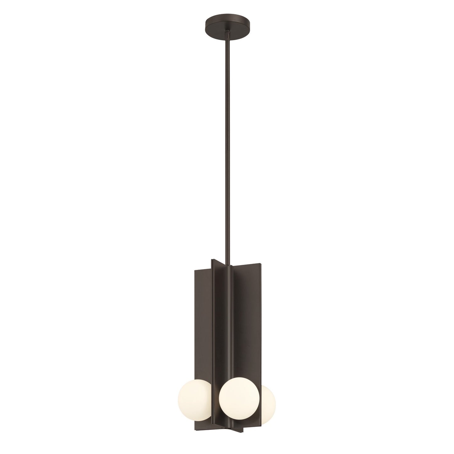 Vestra LED Pendant in Dark Bronze