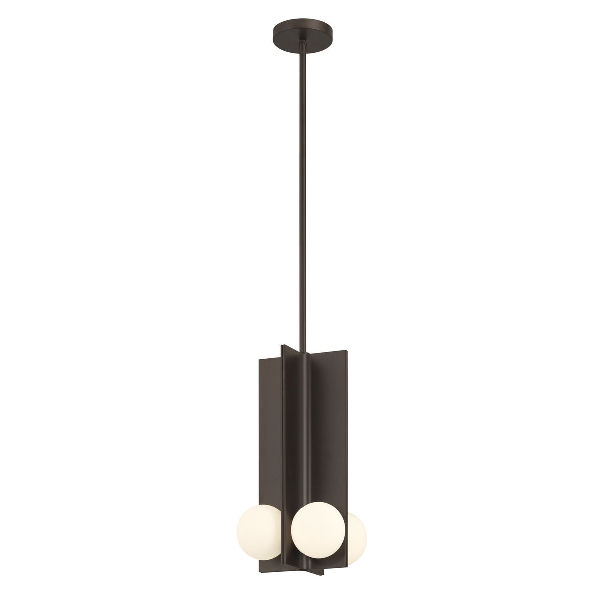 Vestra LED Pendant in Dark Bronze