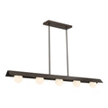 Vestra LED Linear Chandelier in Dark Bronze
