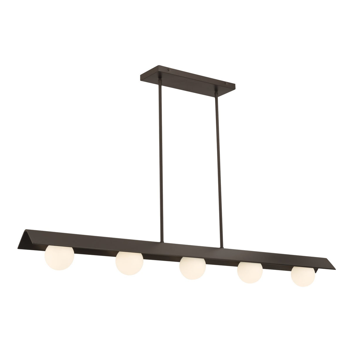 Vestra LED Linear Chandelier in Dark Bronze