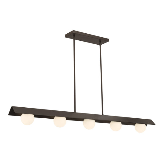 Vestra LED Linear Chandelier in Dark Bronze