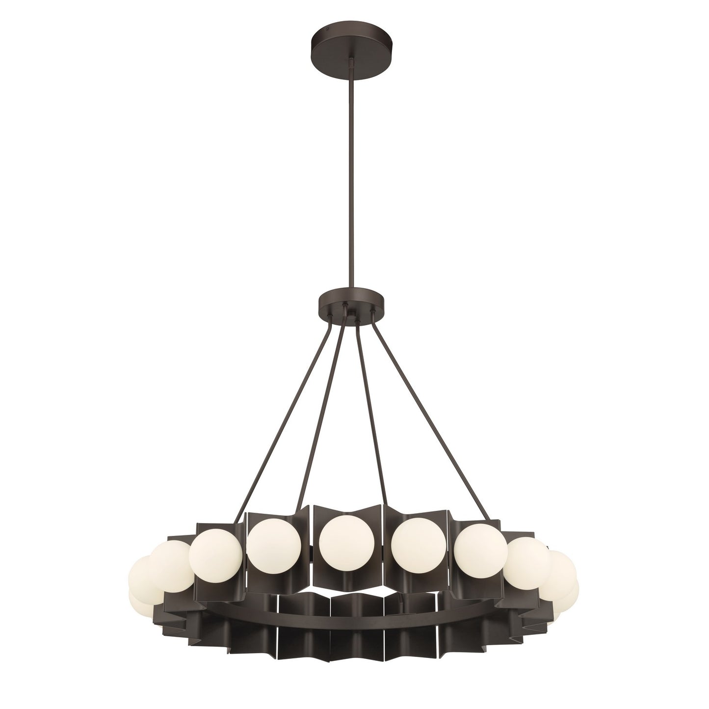 Vestra LED Pendant in Dark Bronze