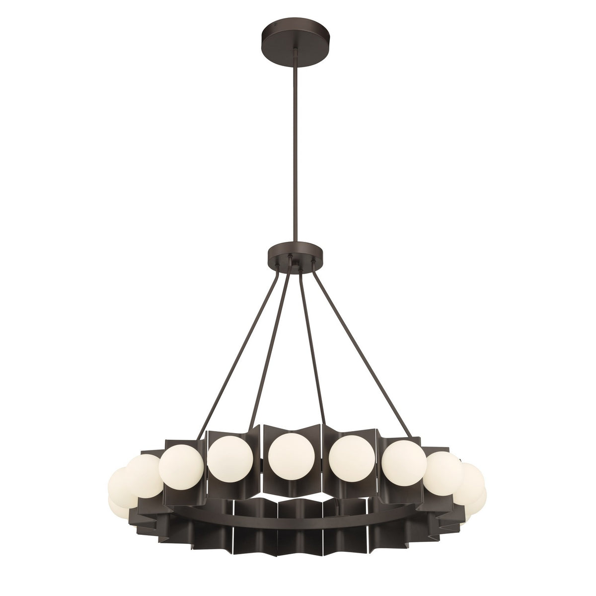 Vestra LED Pendant in Dark Bronze
