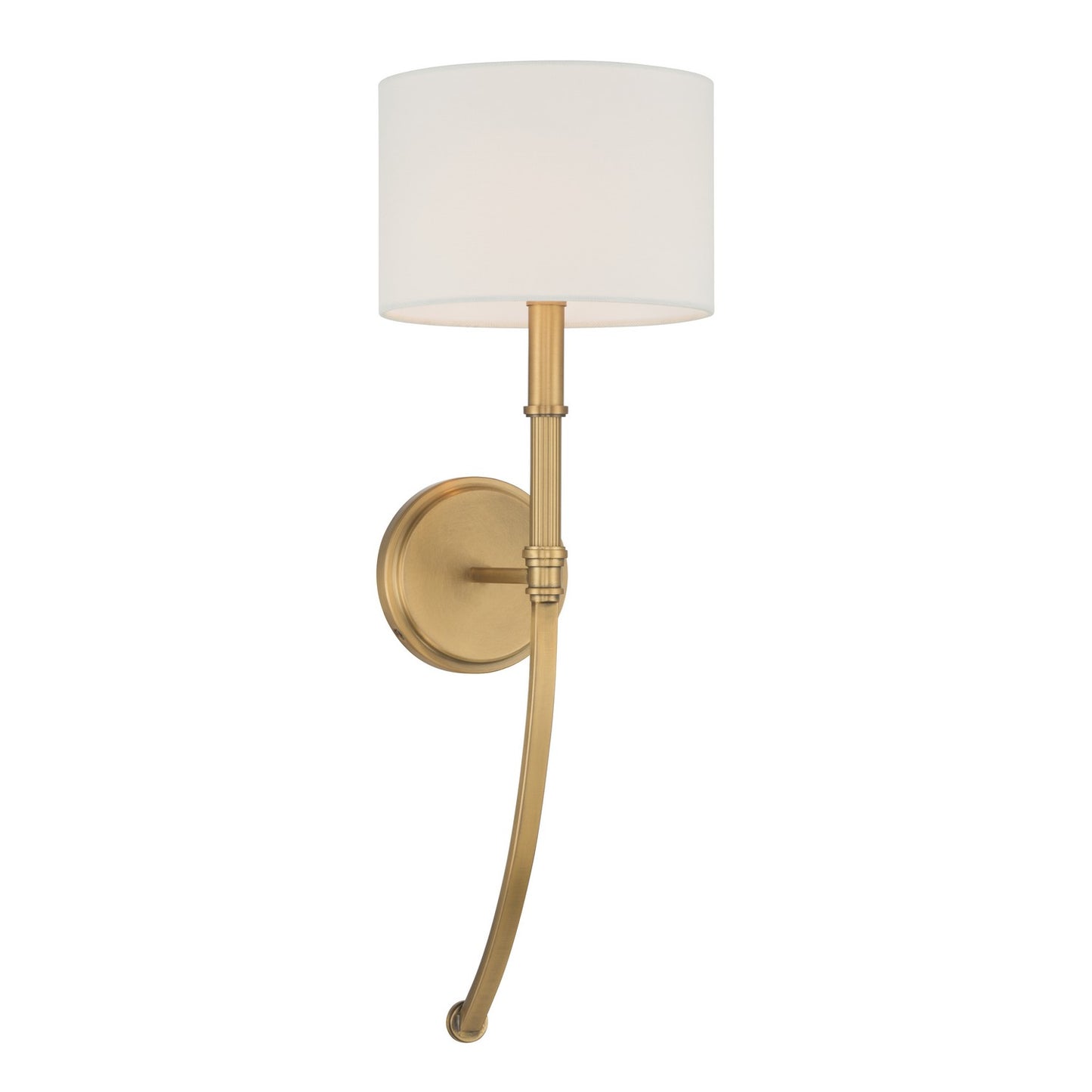 Molvene One Light Wall Sconce in Legacy Brass
