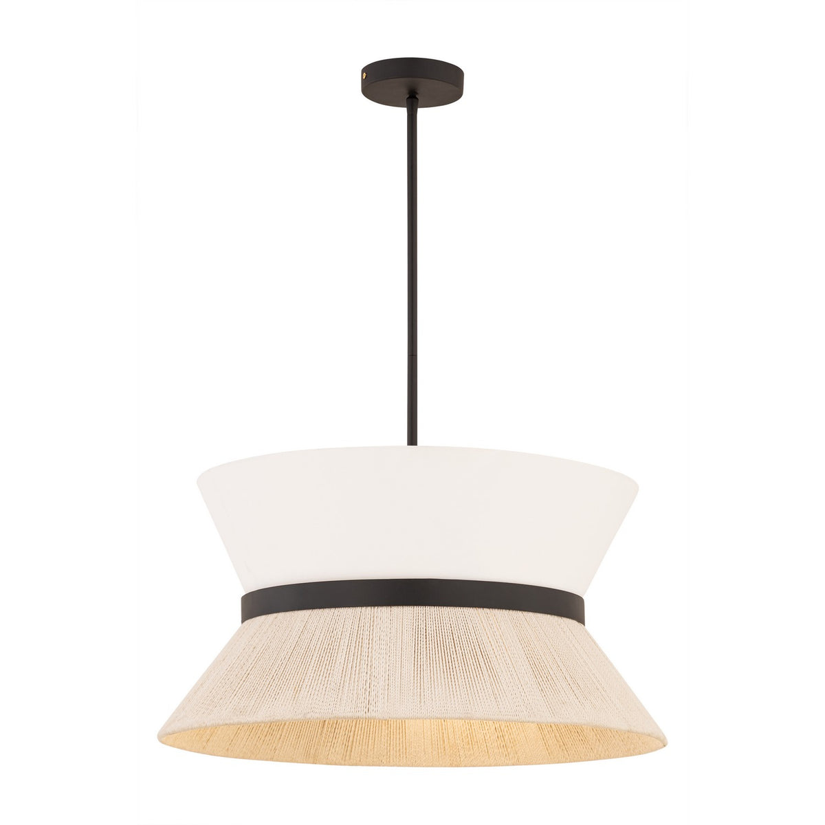 Aurellan Three Light Pendant in Plated Dark Bronze