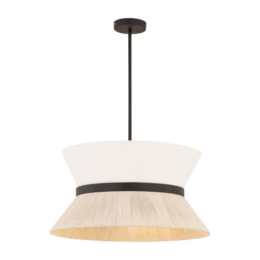 Aurellan Three Light Pendant in Plated Dark Bronze