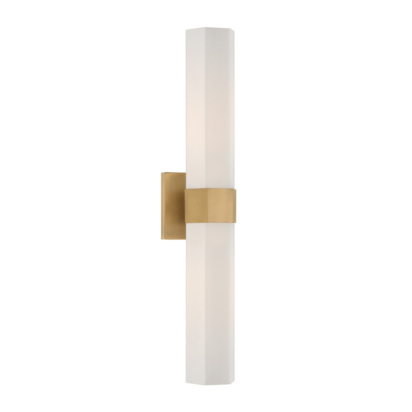 Delgada Two Light Bath Bar in Legacy Brass
