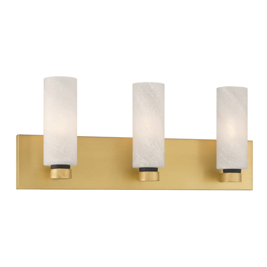 Wexmere Three Light Vanity in Legacy Brass