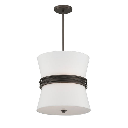Dalvor Three Light Pendant in Dark Bronze