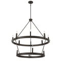 Dalvor 12 Light Pendant in Dark Bronze